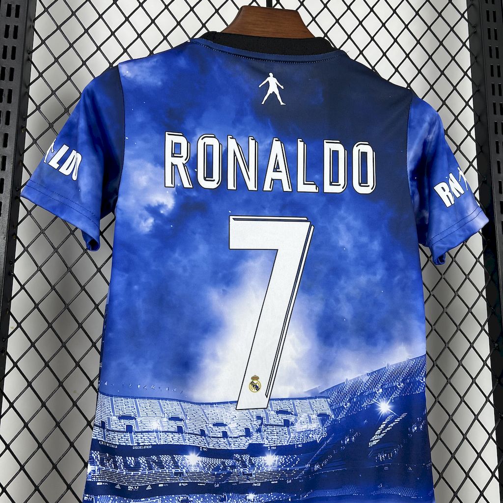 Kids Ronaldo Real Madrid Jersey 25/26 Football Kit Soccer product image 7