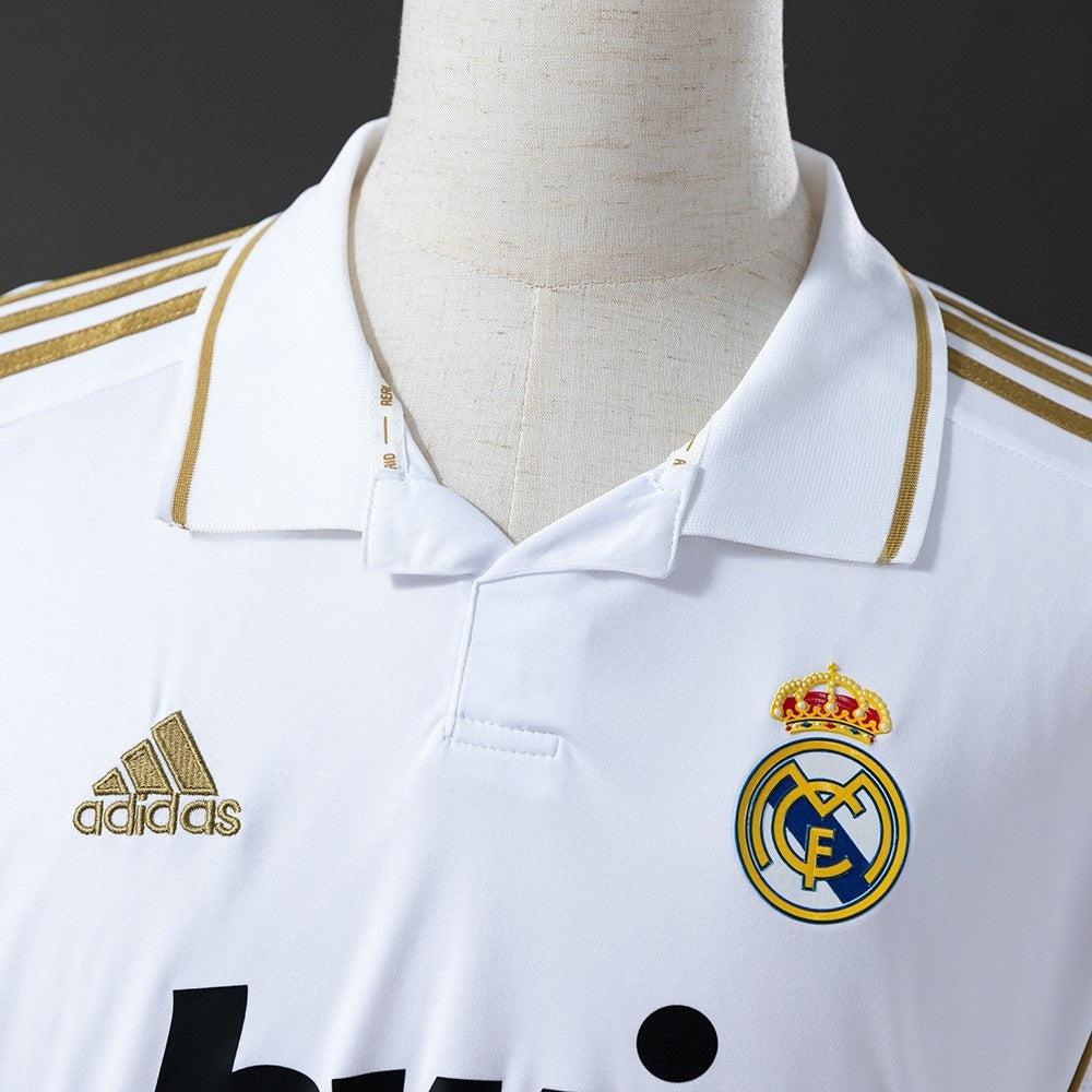 Real Madrid Jersey 2011-12 Home Retro Football Kit Long product image 8