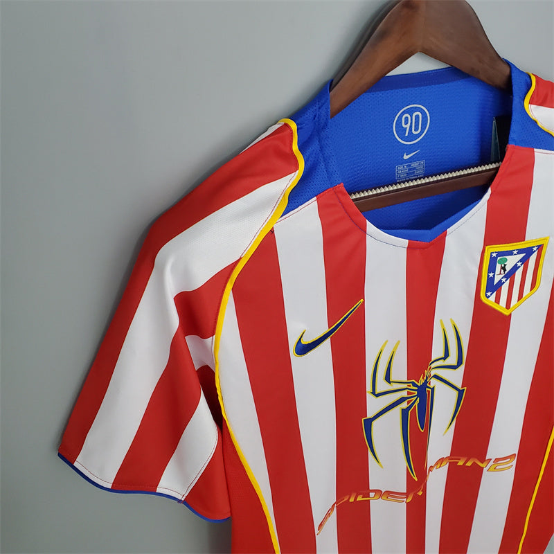 Atletico Madrid Jersey Home kit 2004/05 Retro Football Team product image 5