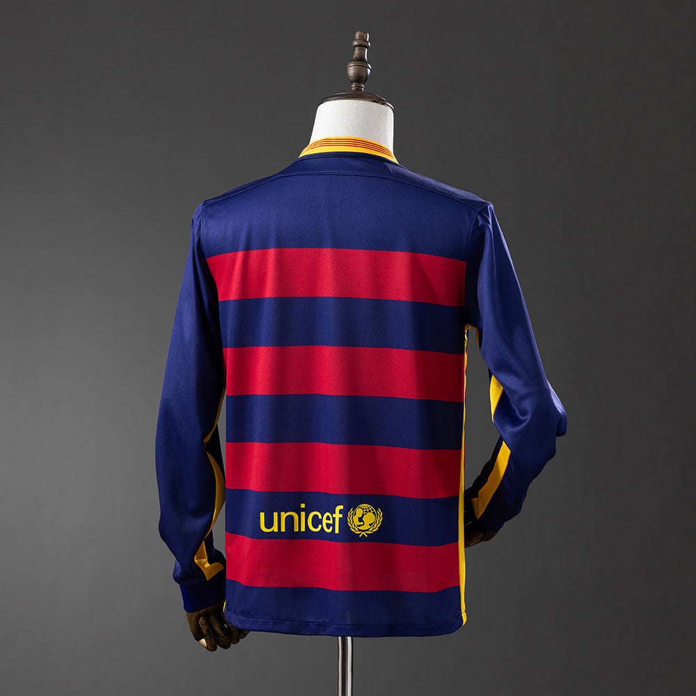 Barcelona Jersey 2015-16 Home Retro Kit Long Sleeves product image 2