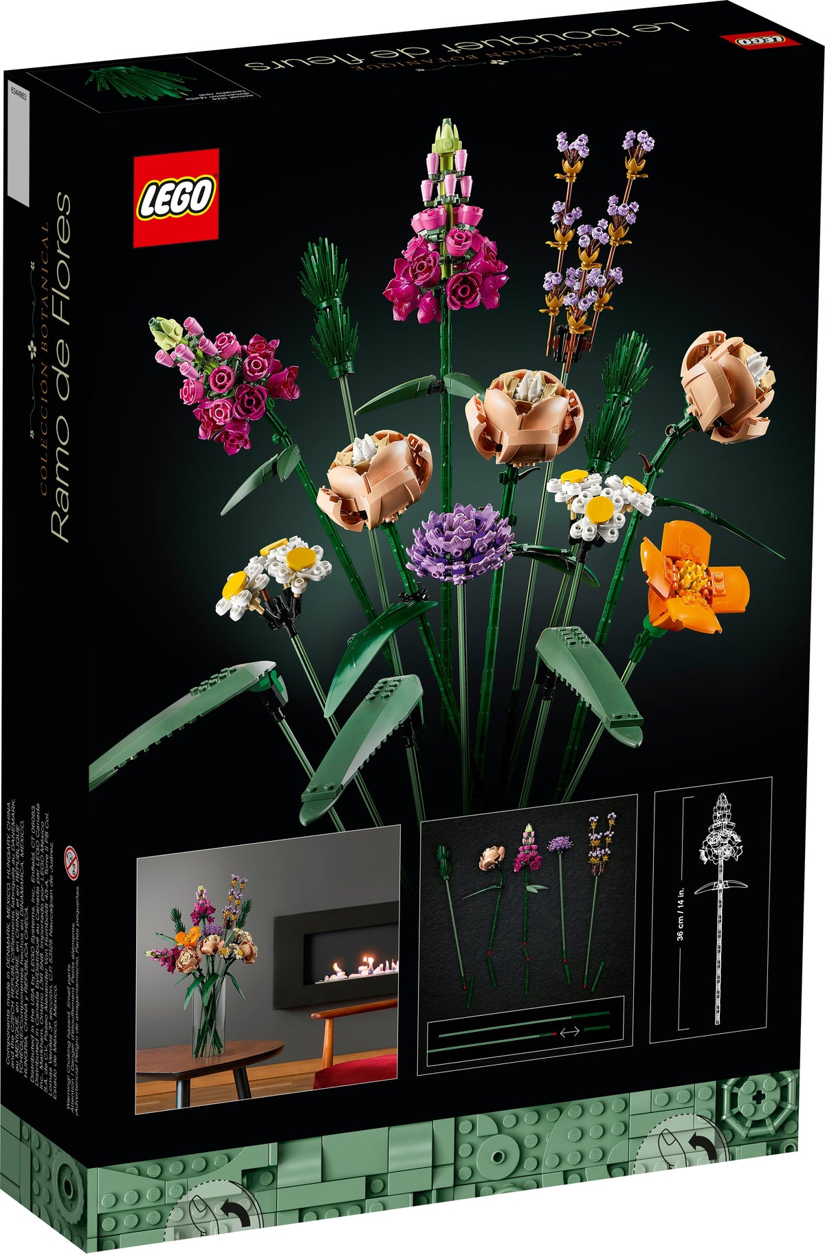10280 Icons Flower Bouquet product image 3, provided for visual reference and product detail review