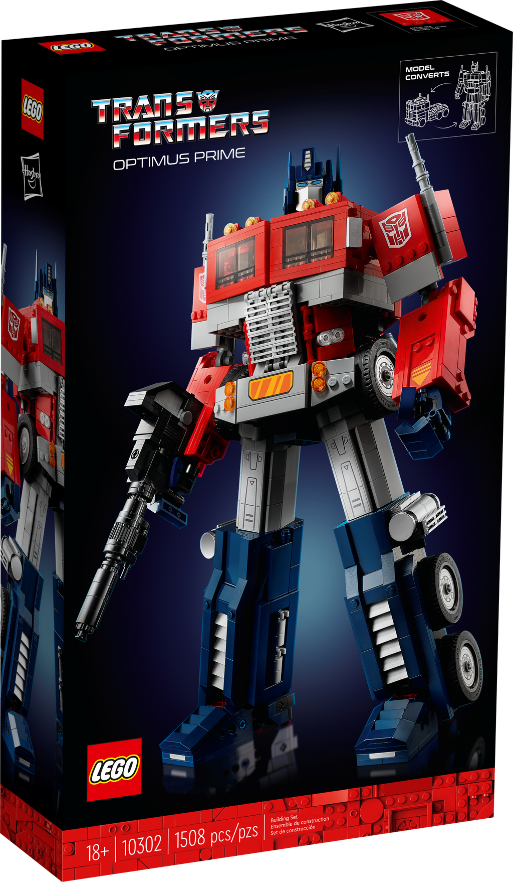 10302 Optimus Prime product image 1, provided for visual reference and product detail review