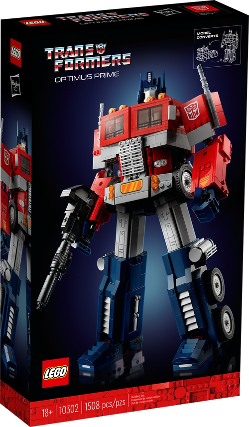10302 Optimus Prime product image 1, provided for visual reference and product detail review