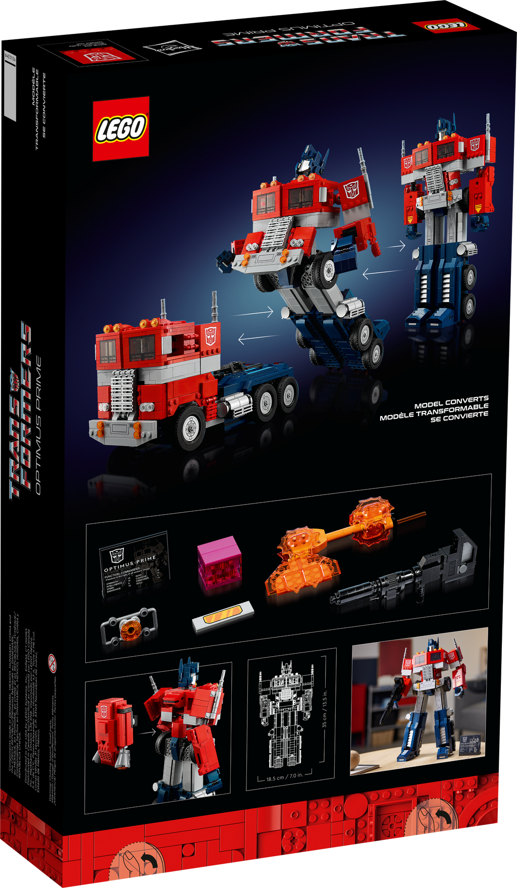 10302 Optimus Prime product image 3, provided for visual reference and product detail review