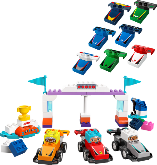 10445 F1 Team Race Cars & Drivers product image 2, provided for visual reference and product detail review