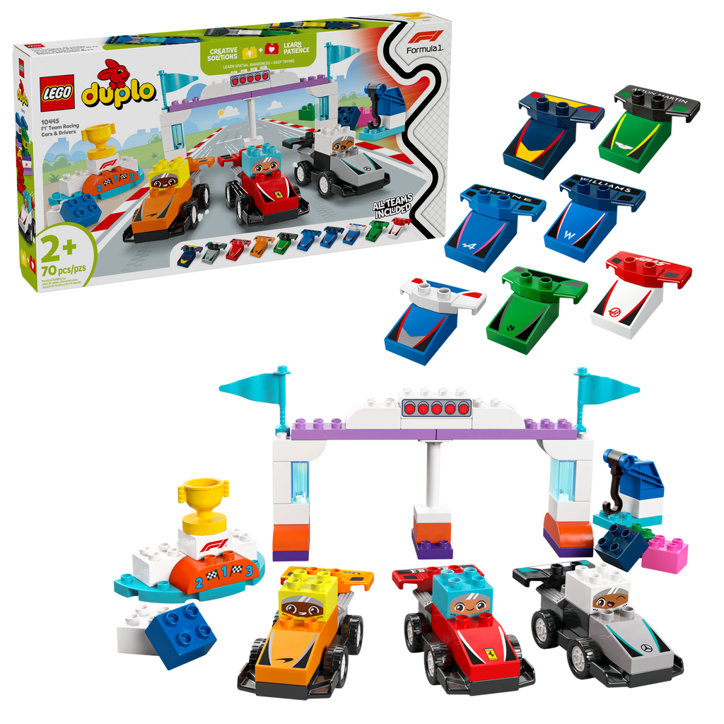 10445 F1 Team Race Cars & Drivers product image 1, provided for visual reference and product detail review