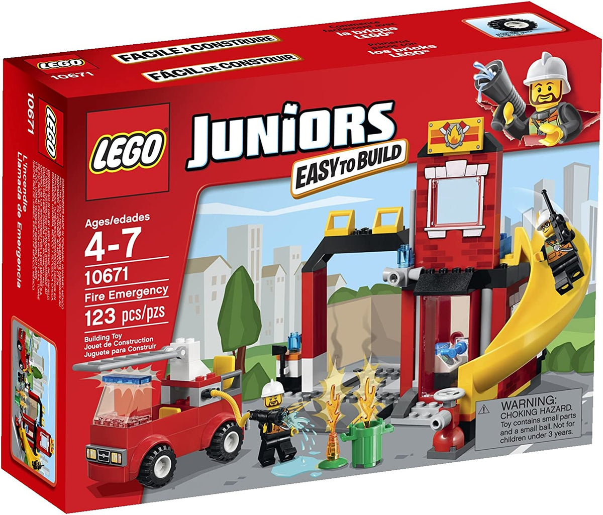 10671 Juniors Fire Emergency (Retired) (New Sealed) product image 1, provided for visual reference and product detail review