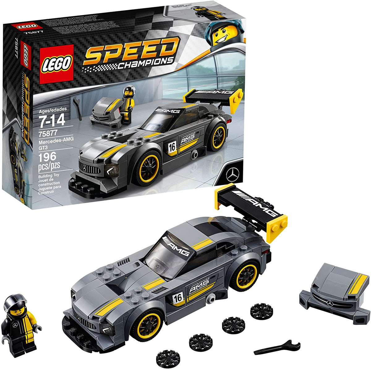 75877 Mercedes-AMG GT3 (Retired) (New Sealed) product image 1, provided for visual reference and product detail review