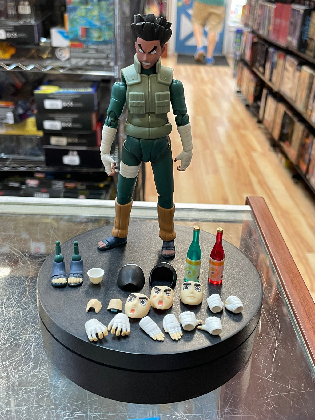 Rock Lee (Naruto Shippuden, Bandai SH Figuarts) COMPLETE product image 1, provided for visual reference and product detail