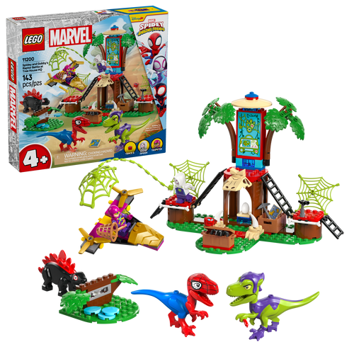 11200 Spidey and Gobby's Raptor Battle at Tree product image 1, provided for visual reference and product detail review