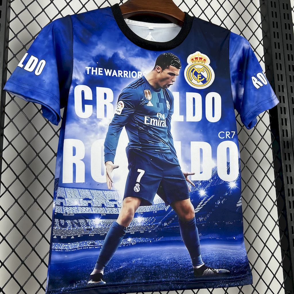 Kids Ronaldo Real Madrid Jersey 25/26 Football Kit Soccer product image 4
