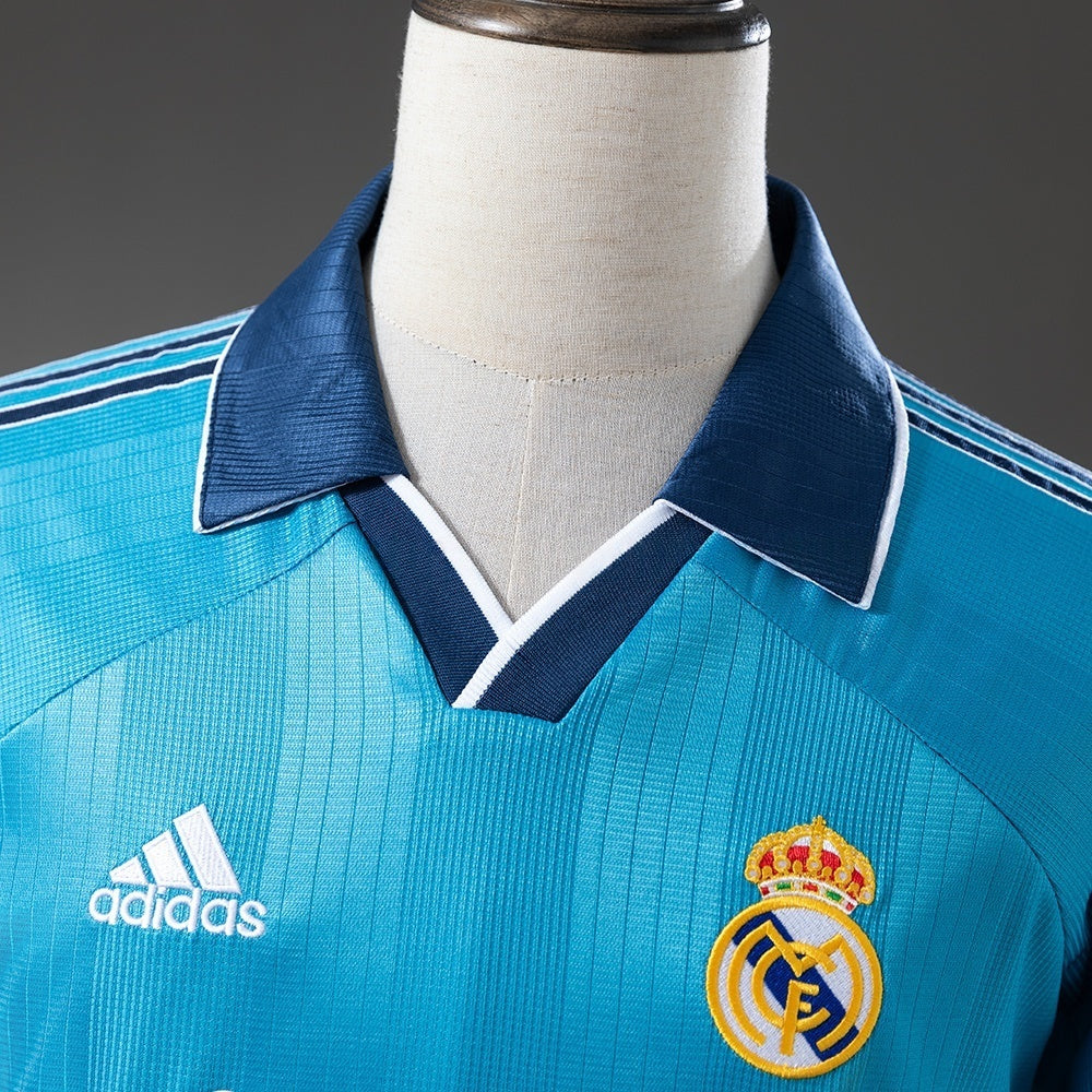 Real Madrid Third Jersey 1999-00 Retro Long Sleeves product image 9
