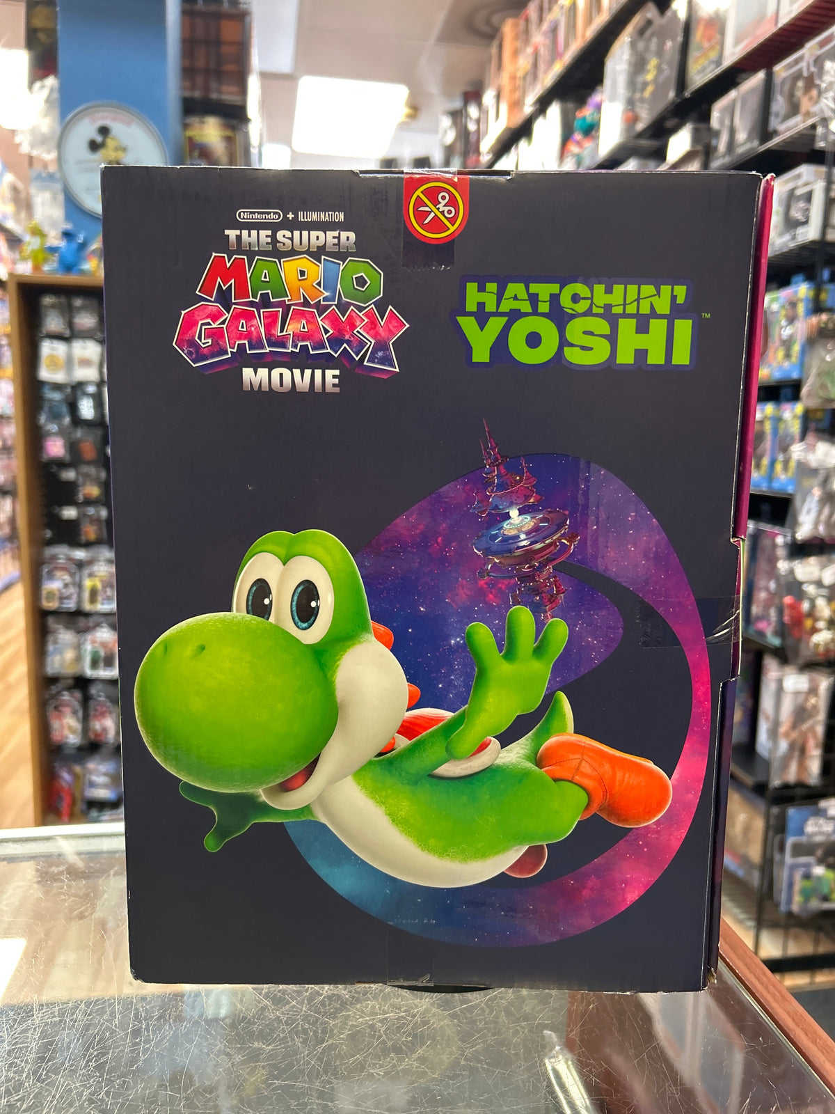 Hatchin Yoshi (Super Mario Galaxy, Spin Master) **SEALED** product image 4, provided for visual reference and product detail