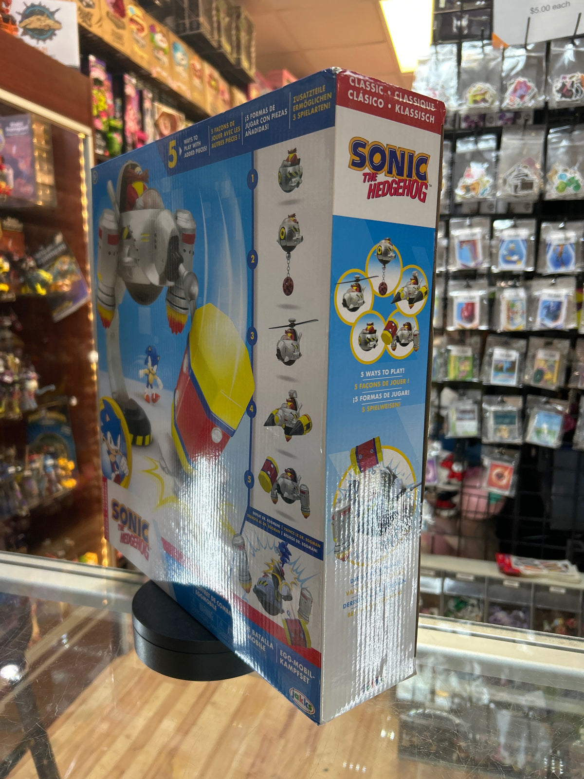 Egg Mobile Battle Set (Sonic The Hedgehog, Jakks Pacific) **SEALED** product image 6, provided for visual reference and