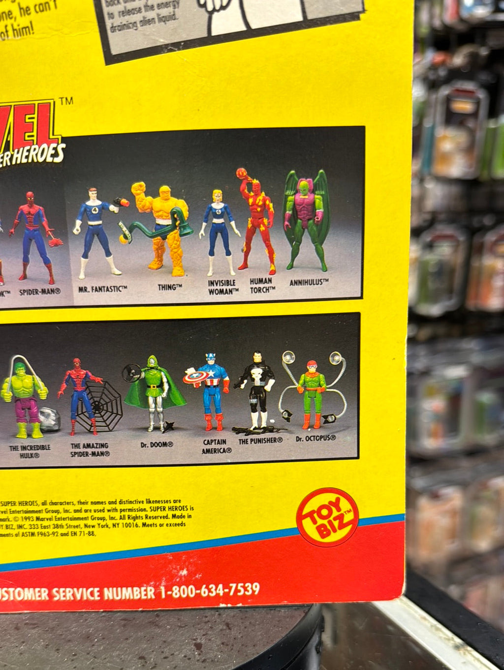 Squirt Alien Venom (Vintage Marvel Superheroes, ToyBiz) Sealed product image 8, provided for visual reference and product