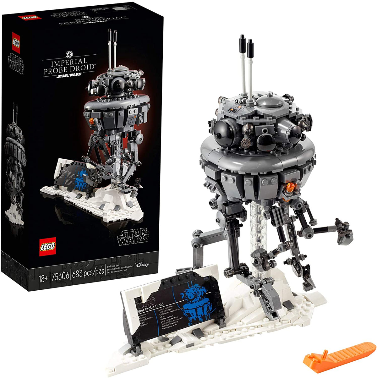 75306 Imperial Probe Droid (Retired) (New Sealed) product image 1, provided for visual reference and product detail review