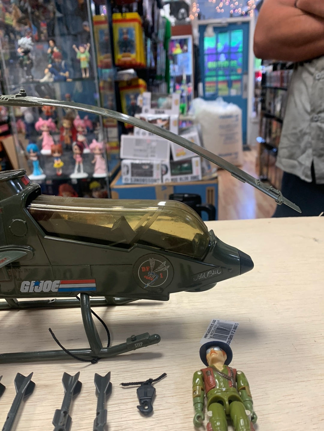 Dragonfly with WildBill 7731 (Vintage GI Joe, Hasbro) Complete product image 11, provided for visual reference and product