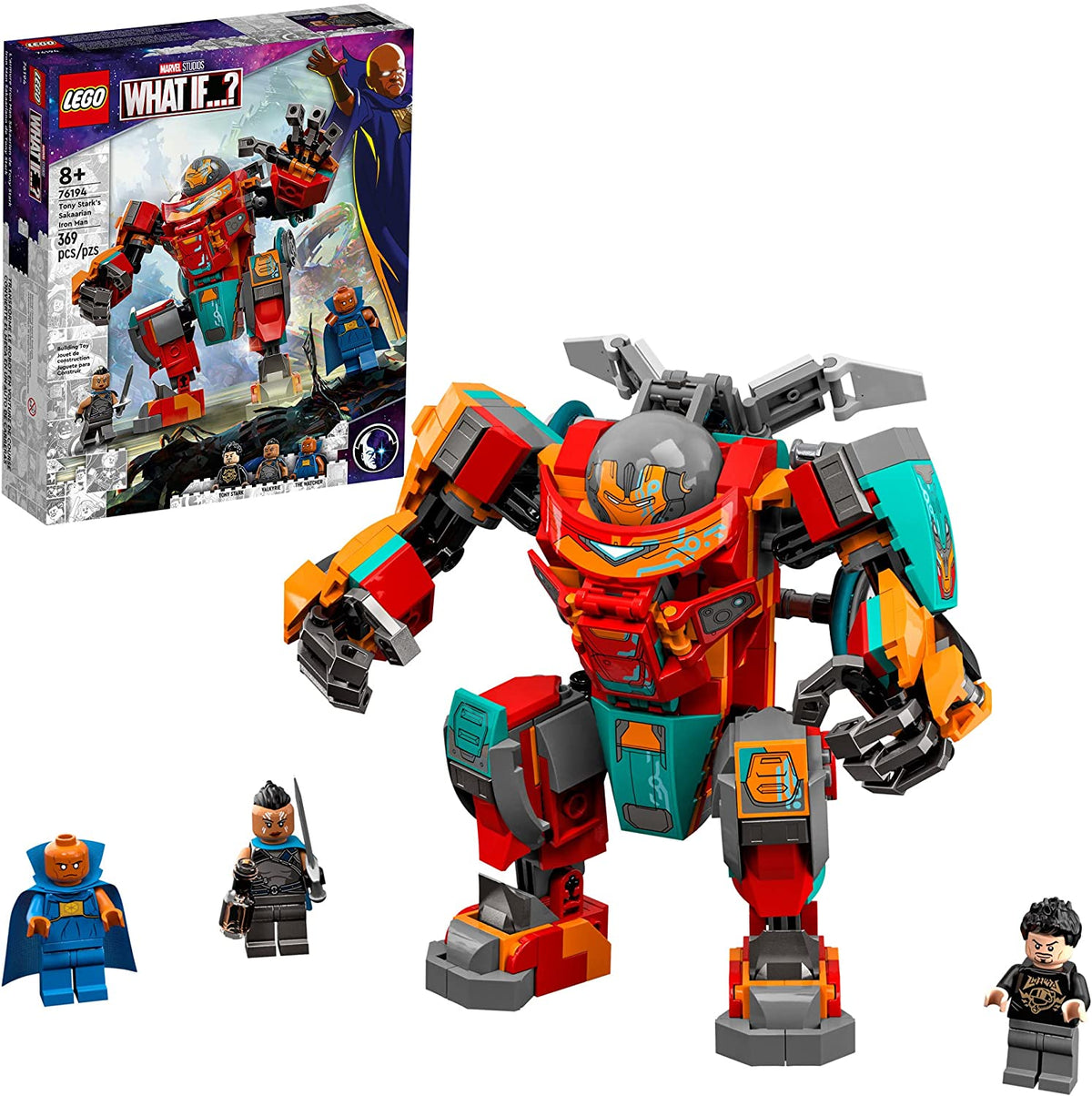 76194 Marvel Tony Stark’s Sakaarian Iron Man product image 1, provided for visual reference and product detail review