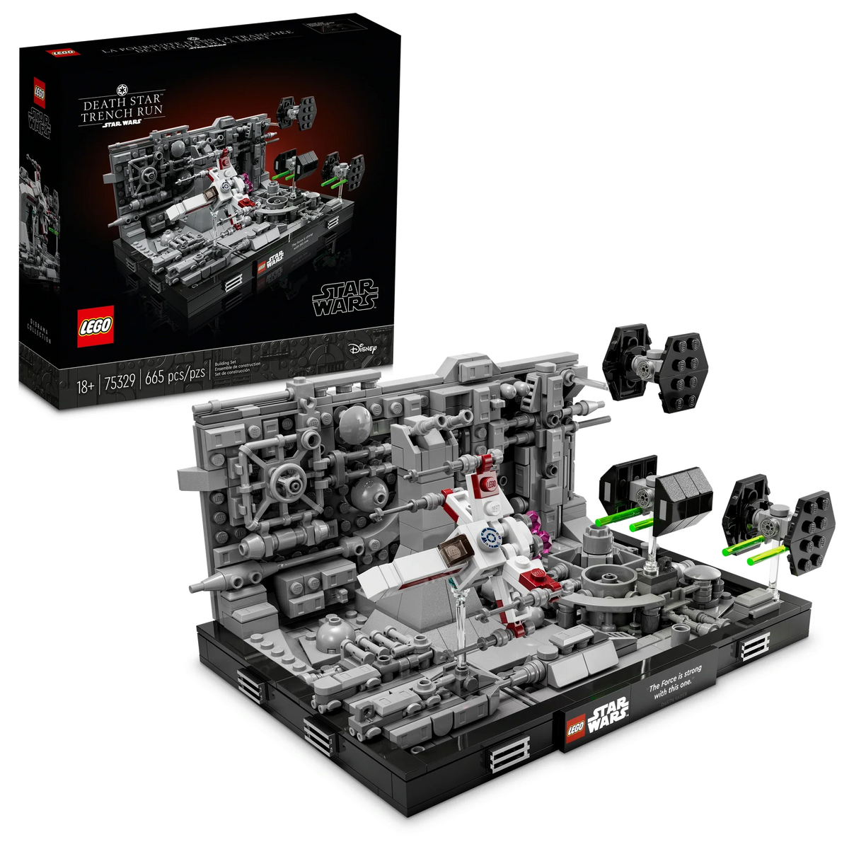 75329 Death Star™ Trench Run Diorama (Retired) (New Sealed) product image 1, provided for visual reference and product
