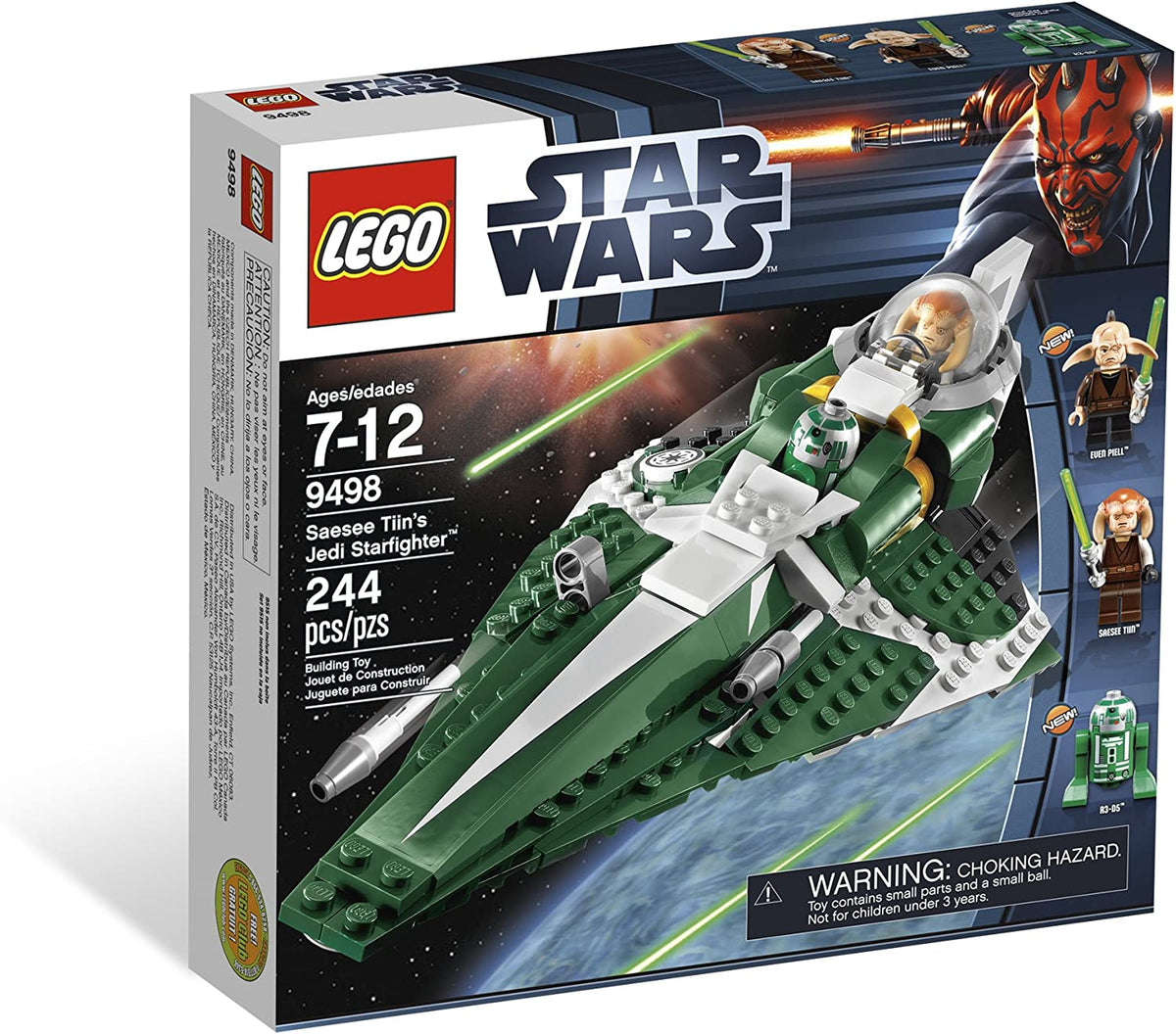 9498 Star Wars Saesee Tiin's Jedi Starfighter (Retired) (New Sealed) product image 1, provided for visual reference and