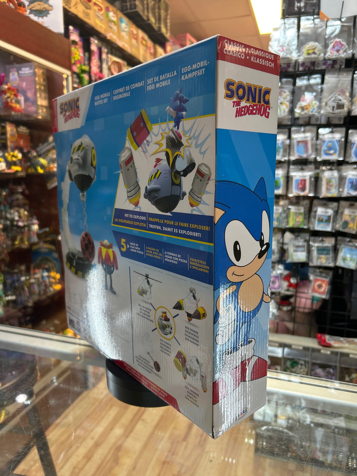 Egg Mobile Battle Set (Sonic The Hedgehog, Jakks Pacific) **SEALED** product image 3, provided for visual reference and