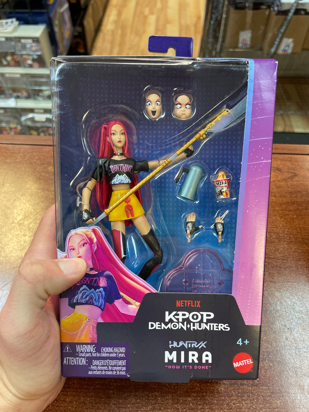 Mira Huntr/x (Kpop Demon Hunters, Mattel) SEALED product image 3, provided for visual reference and product detail review