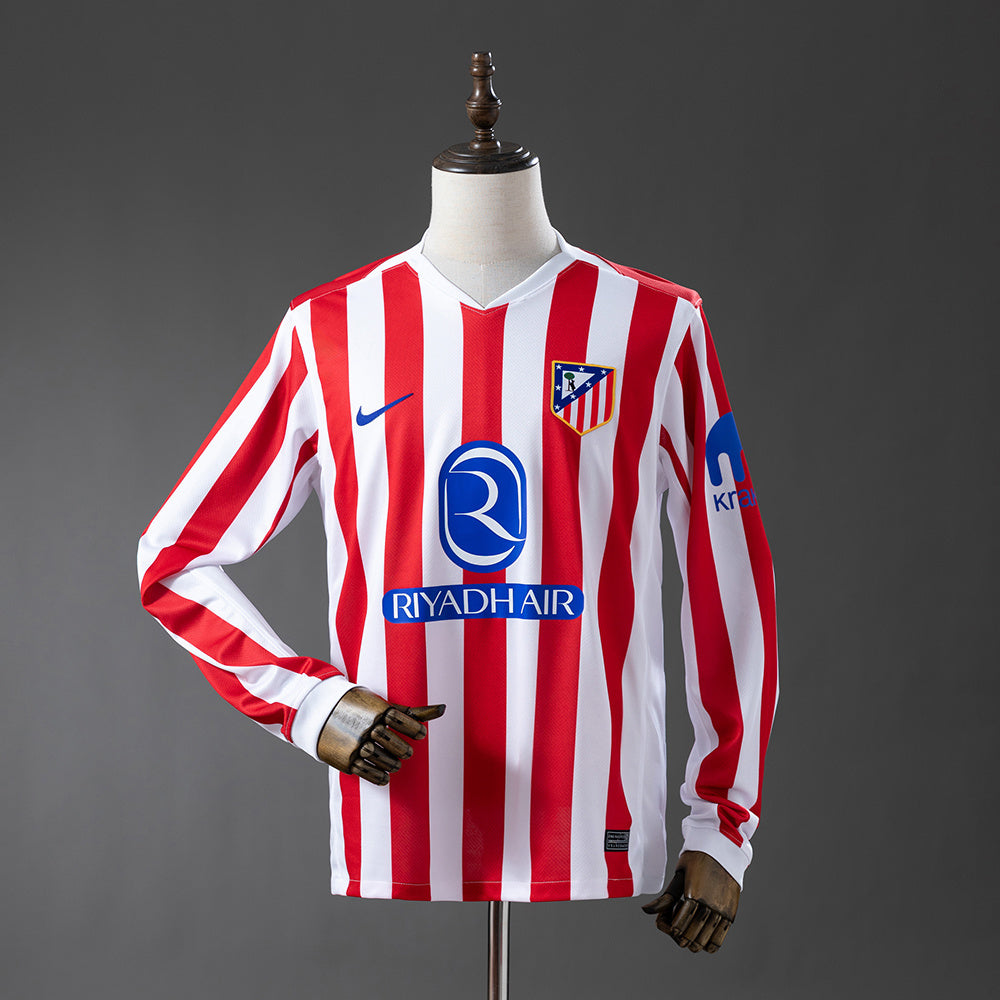 Atletico Madrid Jersey 25/26 Home Football Kit Long Sleeves product image 1