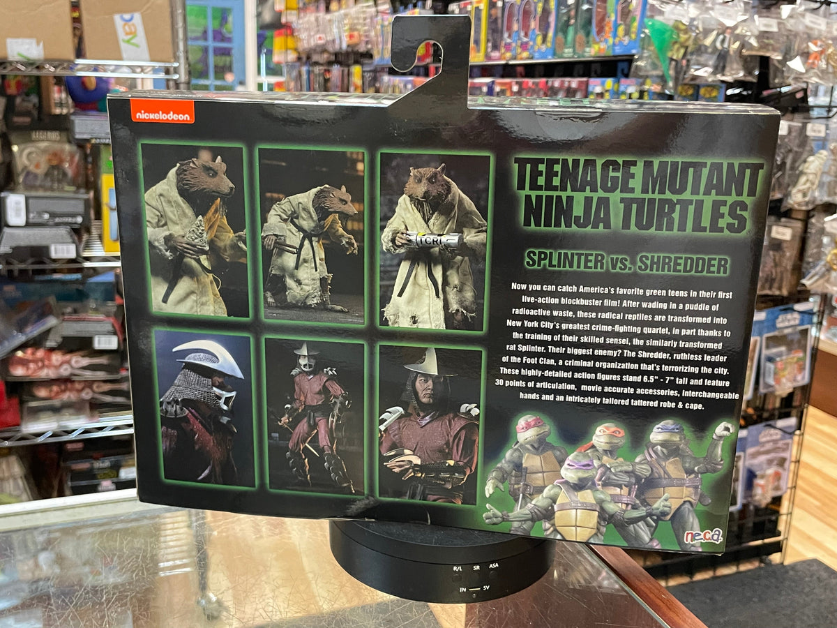 Splinter & Shredder (Neca, TMNT) **SEALED** product image 2, provided for visual reference and product detail review