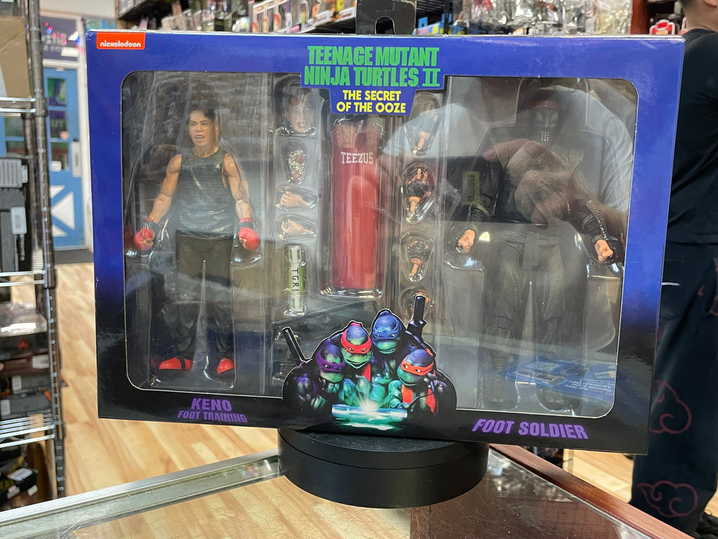 Foot Training Keno & Foot Soldier (Neca, TMNT) **SEALED** product image 1, provided for visual reference and product detail