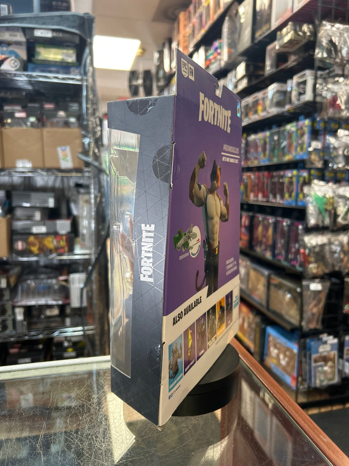 Meowscles -Legendary Brawlers- (Fortnite, Jazwares) **SEALED** product image 5, provided for visual reference and product