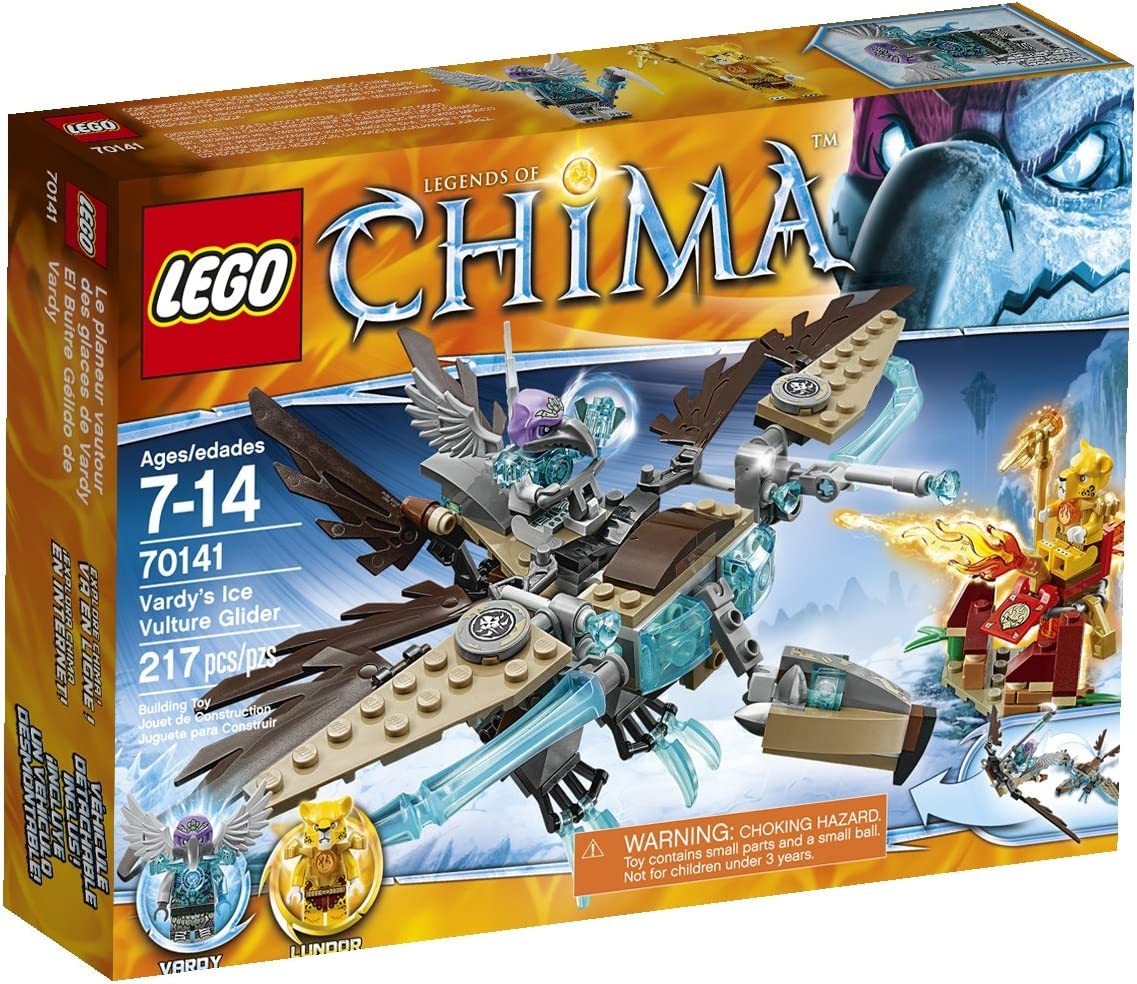 70141 Chima Vardy's Ice Vulture Glider (Retired) (New Sealed) product image 1, provided for visual reference and product