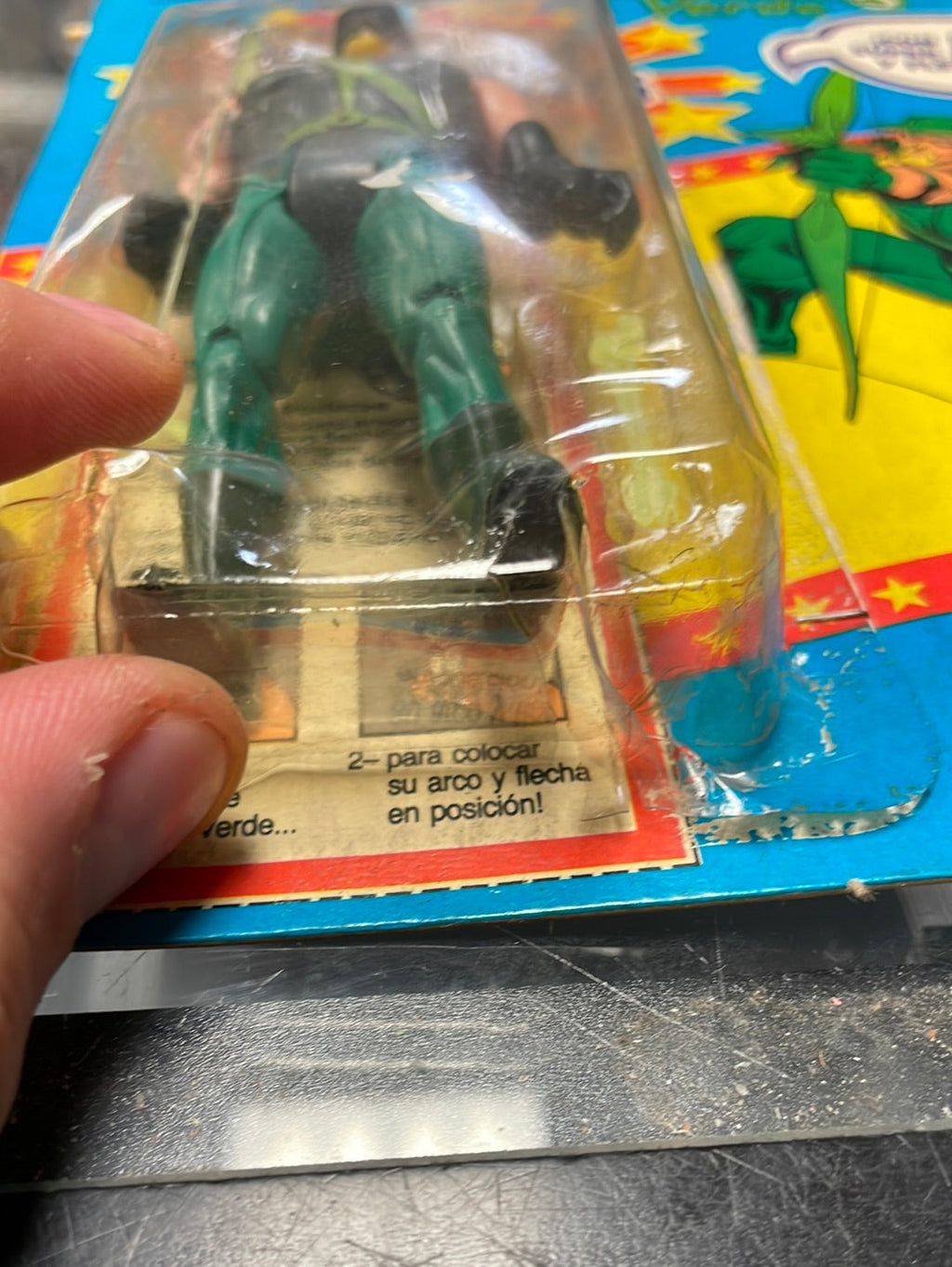 Super Amigos Green Arrow (Vintage Super Powers, Argentina Pacipa) Sealed product image 9, provided for visual reference and