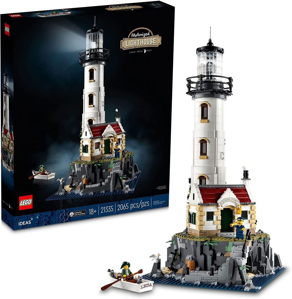 21335 Ideas Motorized Lighthouse (Retired) (New Sealed) product image 1, provided for visual reference and product detail