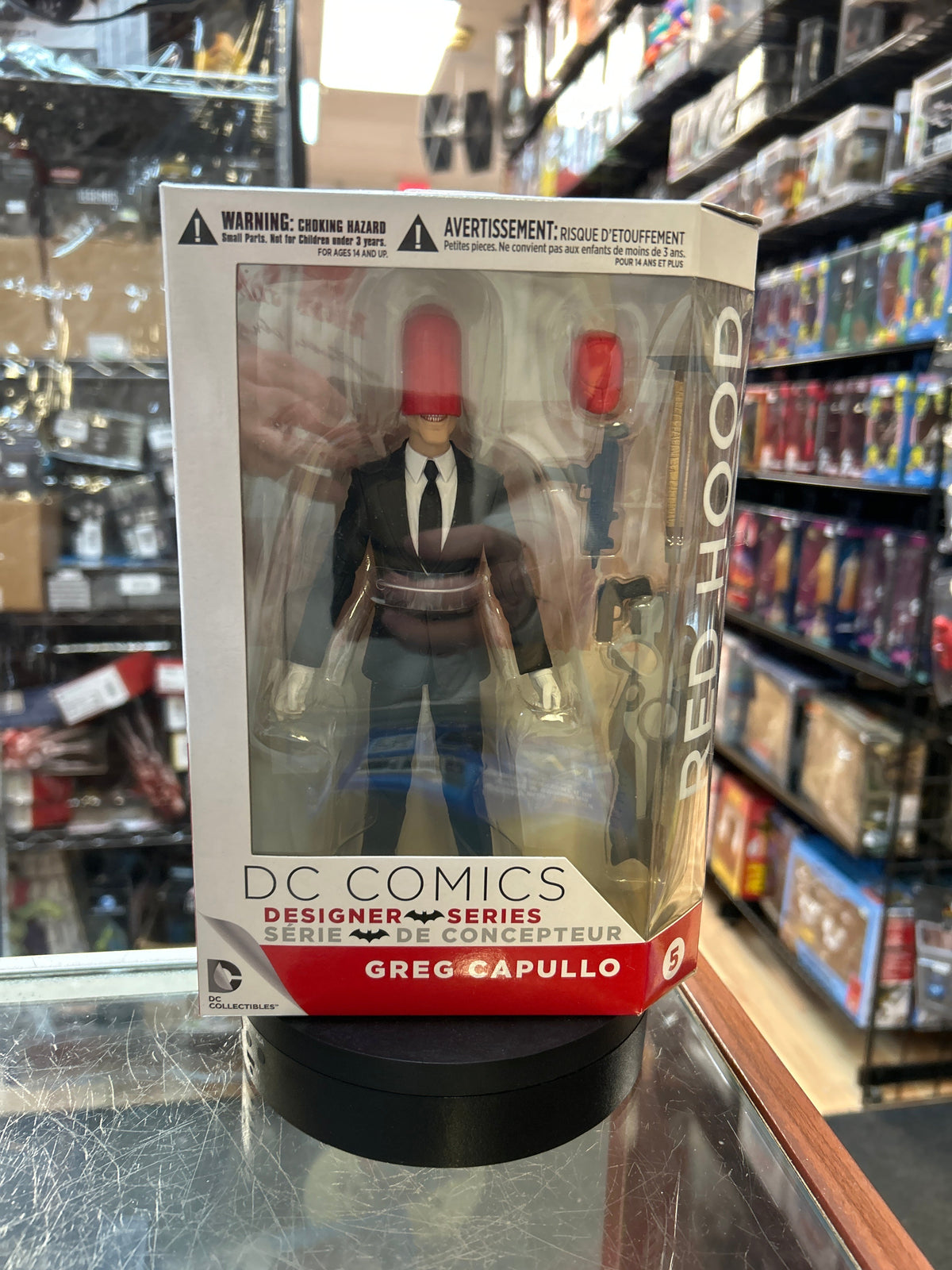 Red Hood -Greg Capullo- (DC Direct, Designer Series) **SEALED** product image 1, provided for visual reference and product
