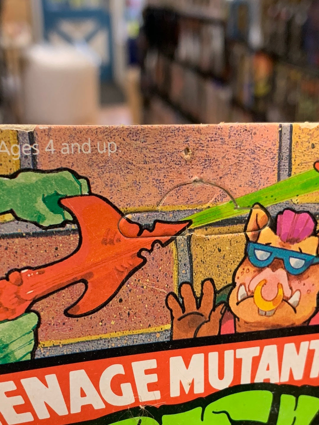 Ray Fillet 0143 (Vintage TMNT Ninja Turtles, Playmates) Sealed product image 11, provided for visual reference and product