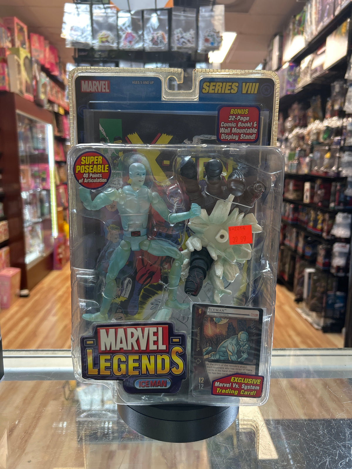 Ice Man -Series VIII- (Marvel Legends, Toybiz) **SEALED** product image 1, provided for visual reference and product detail