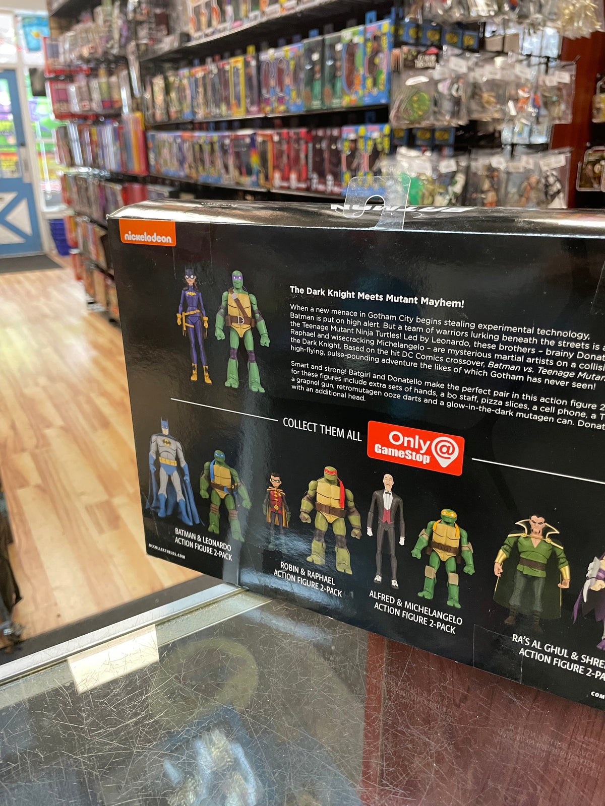 Batgirl & Donatello 2 Pack (Batman Vs Teenage Ninja Turtles, DC Collectibles) NEW/OPEN product image 12, provided for visual