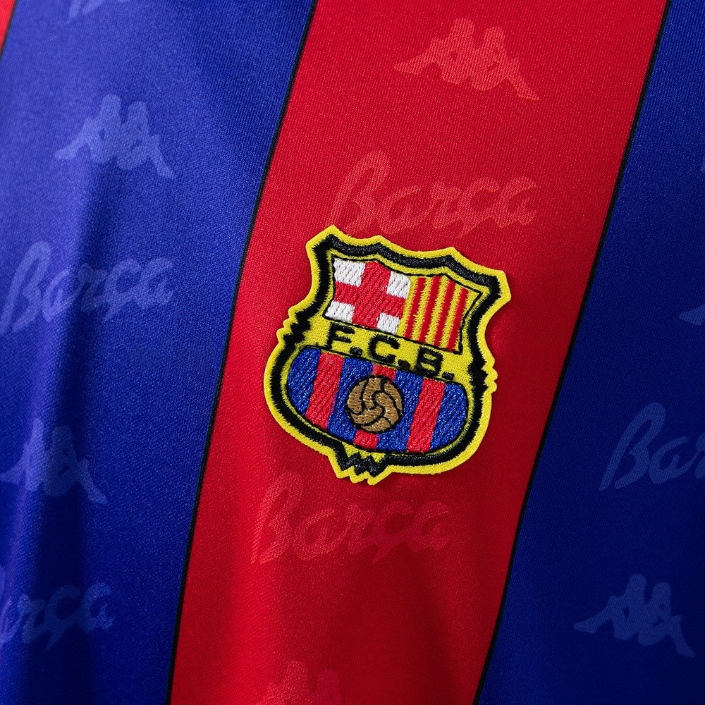 Barcelona Jersey 1996-97 Retro Home Football Kit Long product image 5