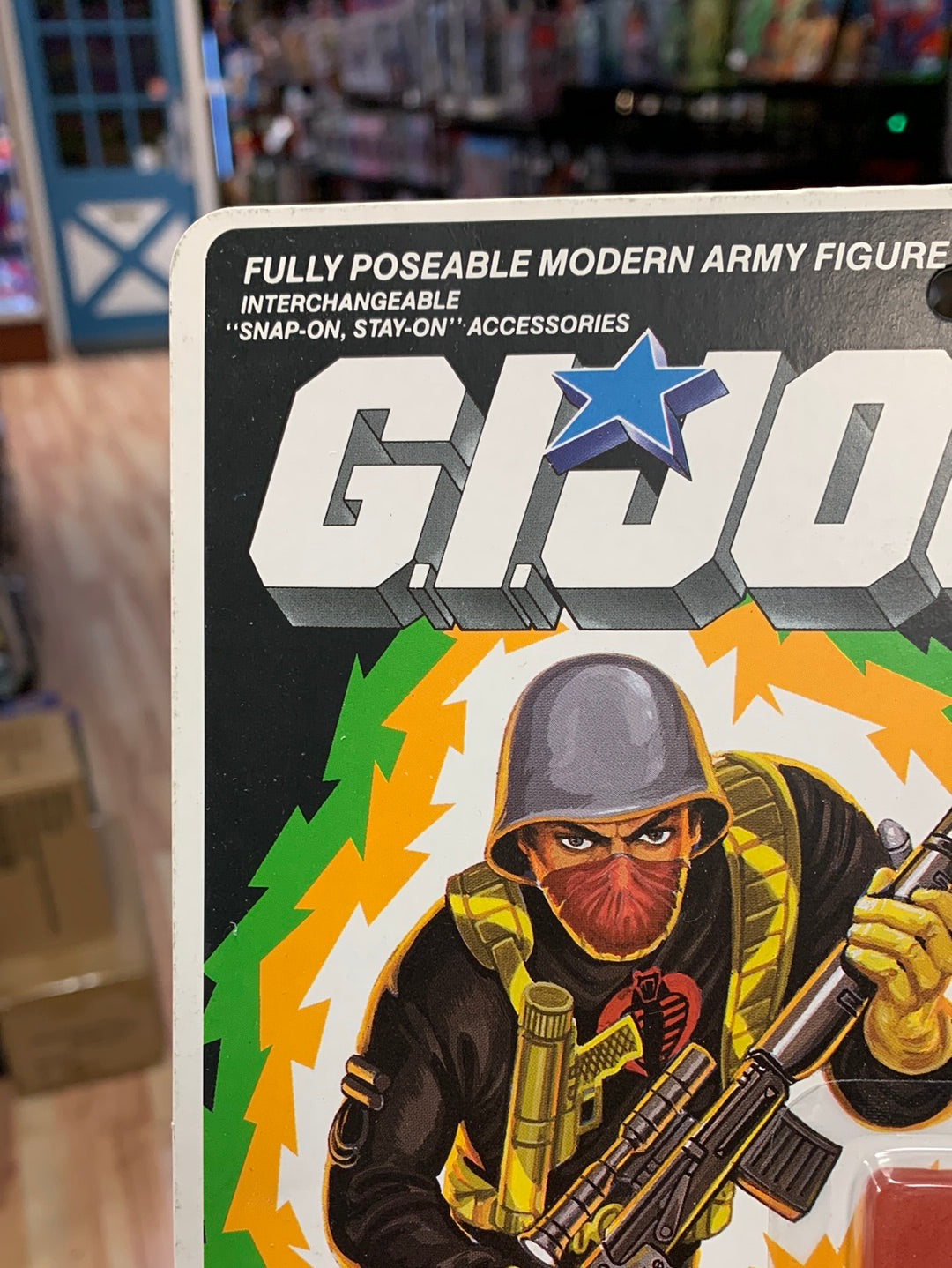 Python Patrol Python Patrol Officer AA (Vintage GI Joe, Hasbro) Sealed product image 3, provided for visual reference and