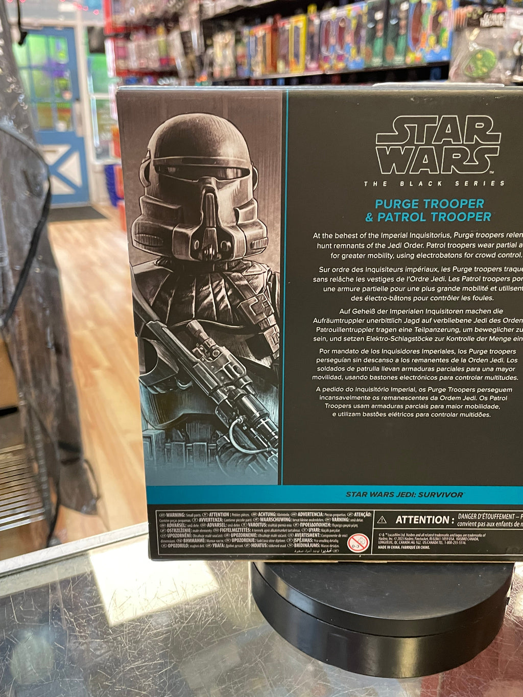 Purge Trooper & Patrol Trooper (Star Wars Black Series, Hasbro) **SEALED** product image 7, provided for visual reference