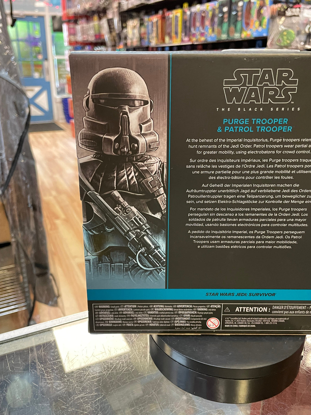 Purge Trooper & Patrol Trooper (Star Wars Black Series, Hasbro) **SEALED** product image 7, provided for visual reference