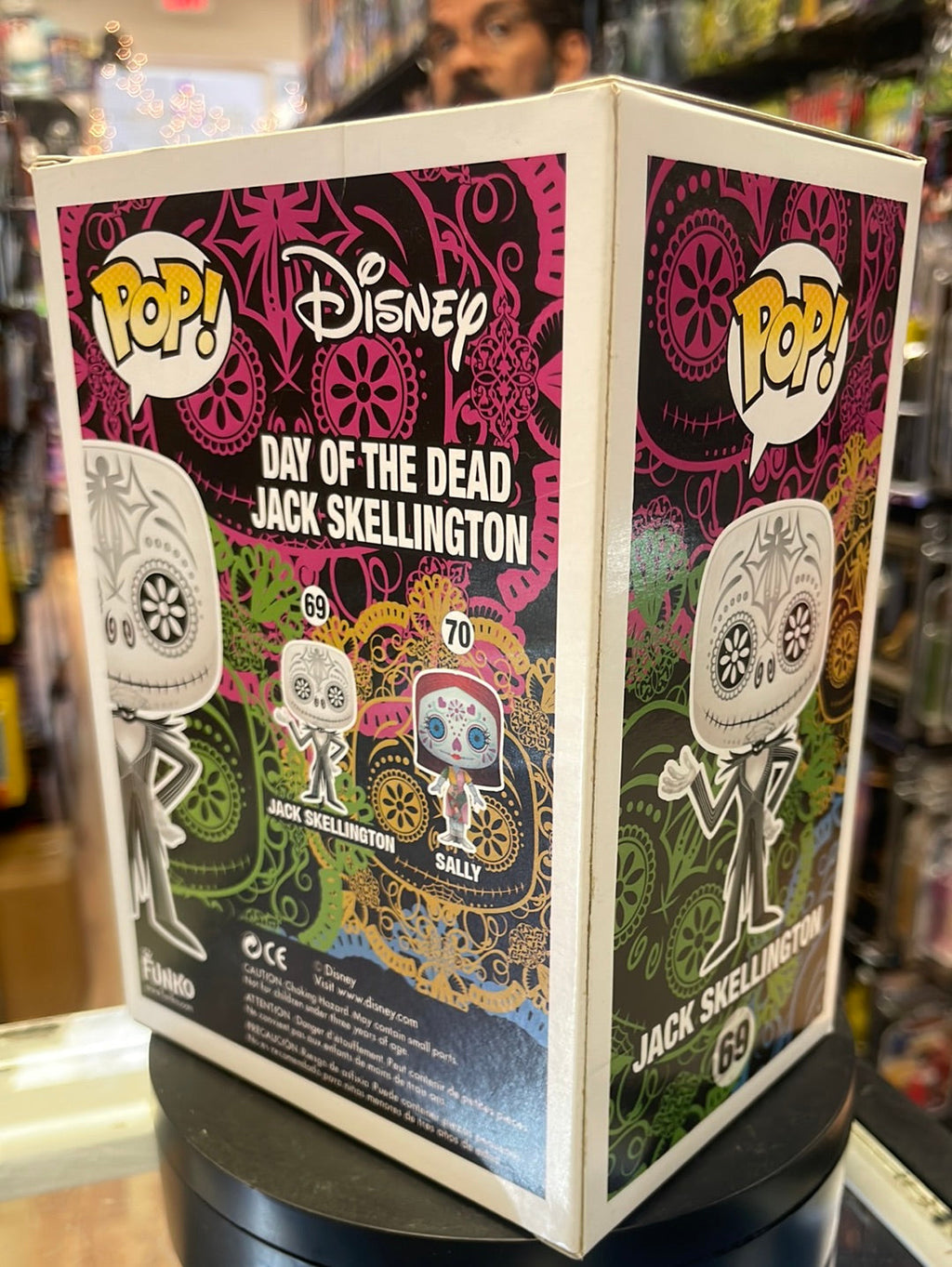 Day of the Dead Jack Skellington Large GITD 69 (Funko Pop! Disney NBC) product image 4, provided for visual reference and