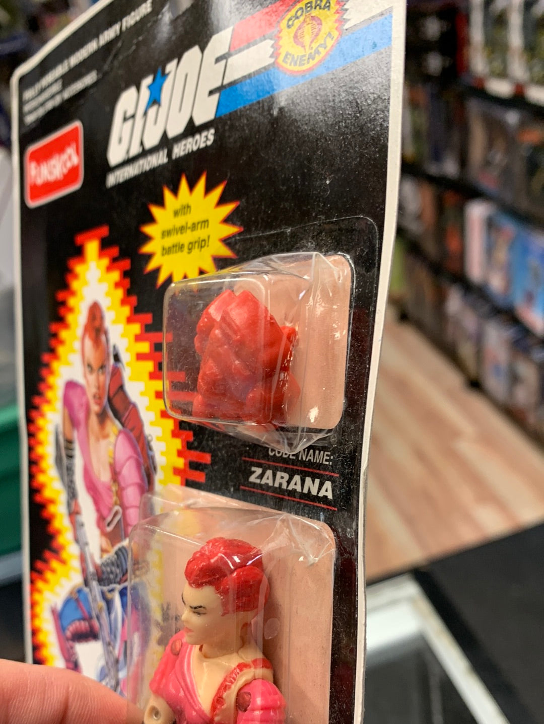 Zarana (Vintage GI Joe, FunSkool India) Sealed product image 8, provided for visual reference and product detail review