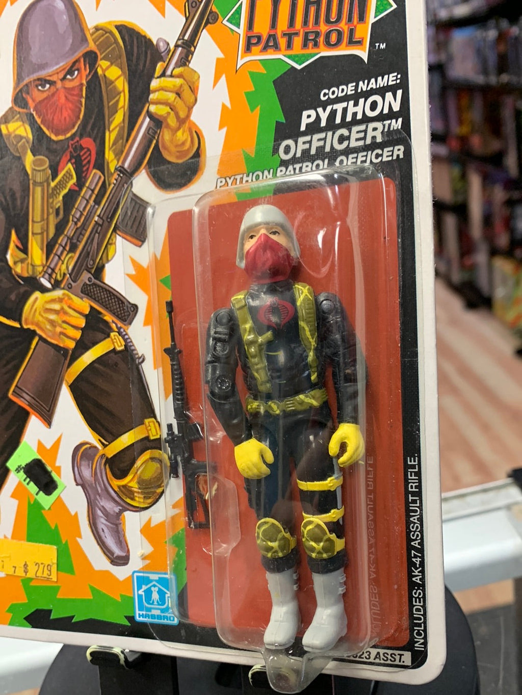 Python Patrol Python Patrol Officer (Vintage GI Joe, Hasbro) Sealed product image 8, provided for visual reference and