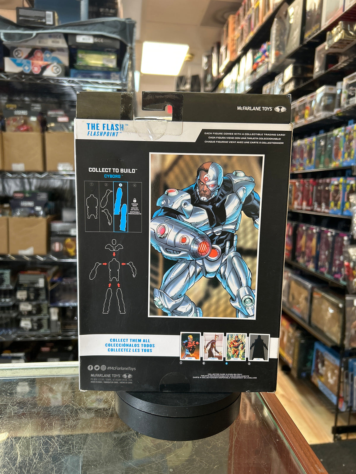 Flash -BAF Cyborg- (DC Multiverse, McFarlane) **SEALED** product image 4, provided for visual reference and product detail