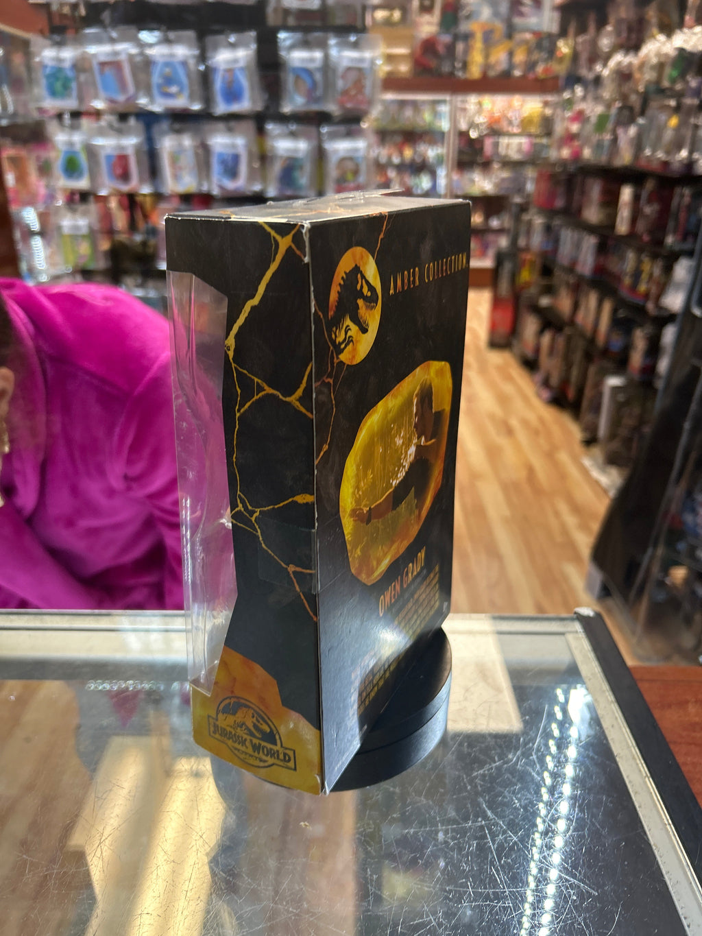 Owen Grady (Jurassic Park Amber Collection, Mattel) **SEALED** product image 5, provided for visual reference and product