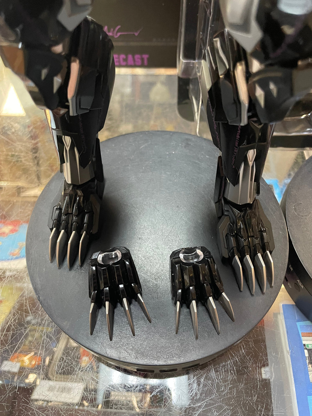 Black Panther Die-Cast AC05-D55 1/6 Scale Marvel Avengers MechStrike, Hot Toys) COMPLETE product image 8, provided for