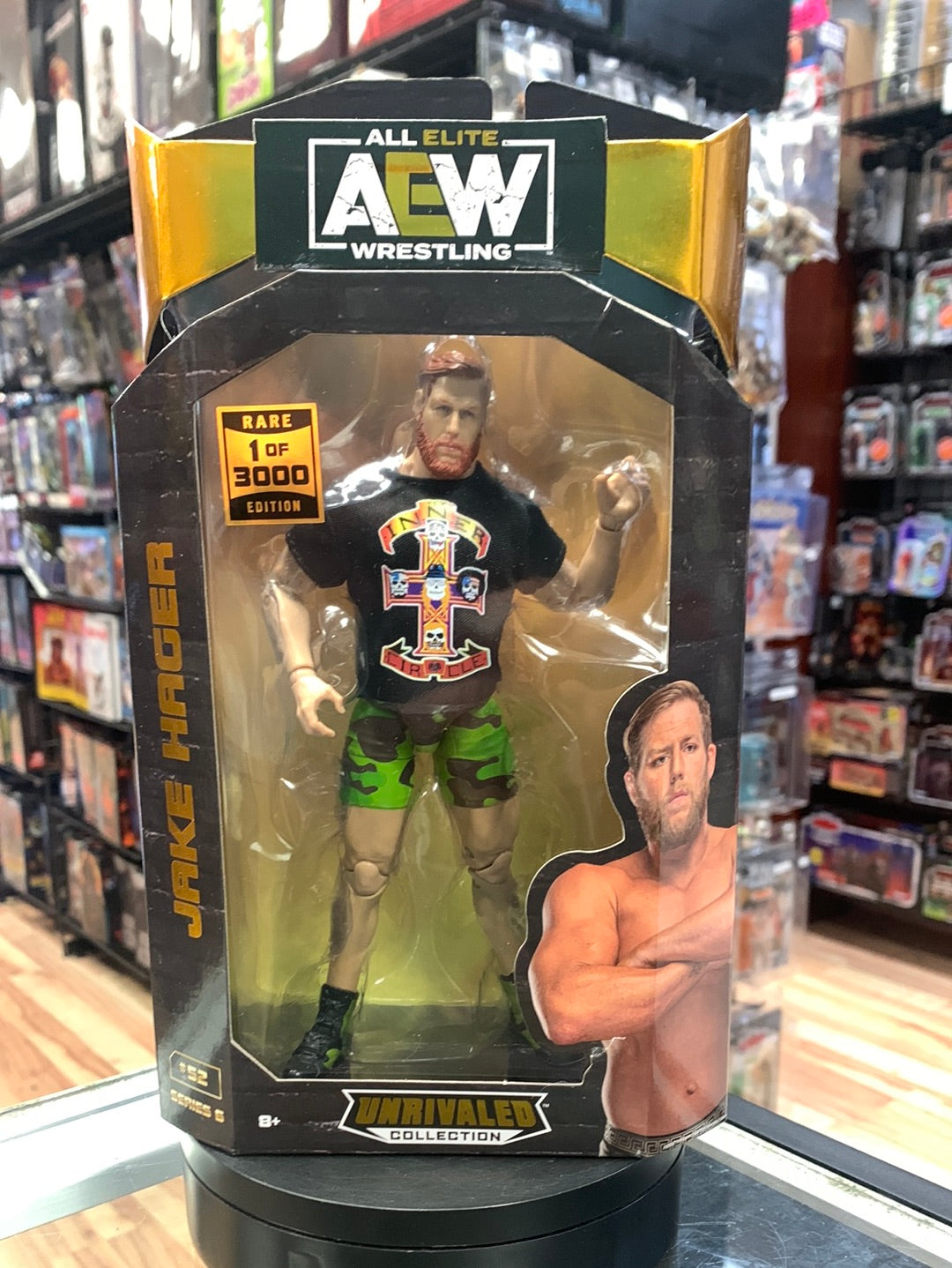 Jake Hager Series 6 Chase 1 of 3000(Jazwares, AEW All Elite Wrestling) product image 1, provided for visual reference and