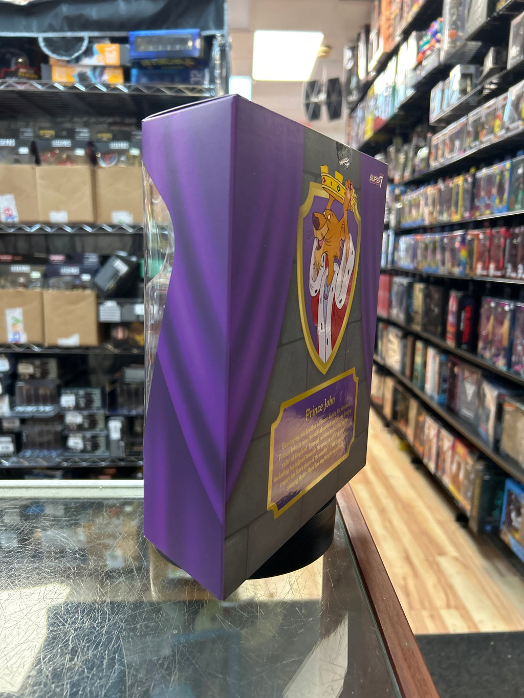 Prince John (Disney Robin Hood Ultimates, Super7) **SEALED** product image 5, provided for visual reference and product