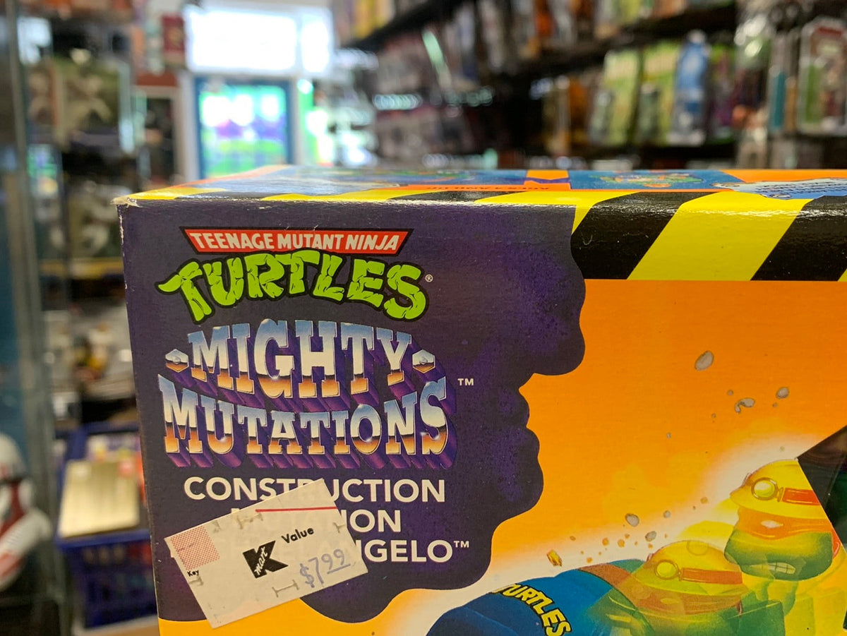 Mighty Mutations Michaelangelo 0092 (Vintage TMNT Ninja Turtles, Playmates) Sealed product image 2, provided for visual